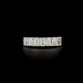 Lab grown diamond 9 stone ring