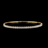 Lab grown diamond bangle bracelet