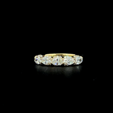 Lab grown diamond 5 stone rings