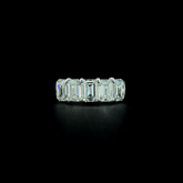 Lab grown diamond 5 stone ring