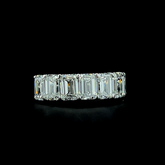 Lab grown diamond 7 stone rings