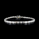 Lab grown diamond fancy shape bracelet