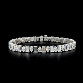 Lab grown diamond mix shape bracelet