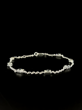Lab grown diamond fancy shape bracelet