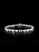 Lab grown diamond cuff bracelet