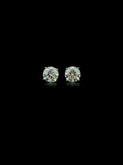 Lab Grown Diamond Push Back Stud Earring