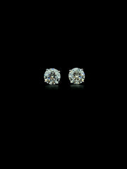 Lab Grown Diamond Push Back Stud Earring