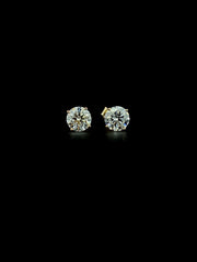 Lab Grown Diamond Push Back Stud Earring