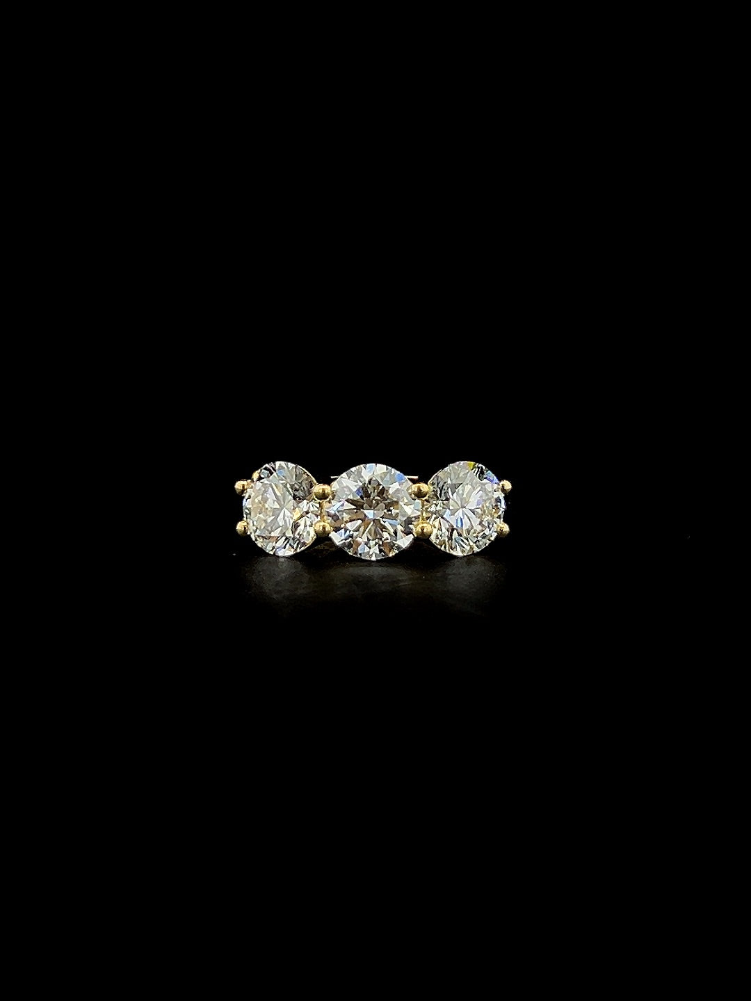Lab Grown Diamond 3 Stone Ring