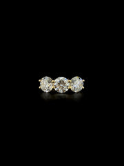 Lab Grown Diamond 3 Stone Ring