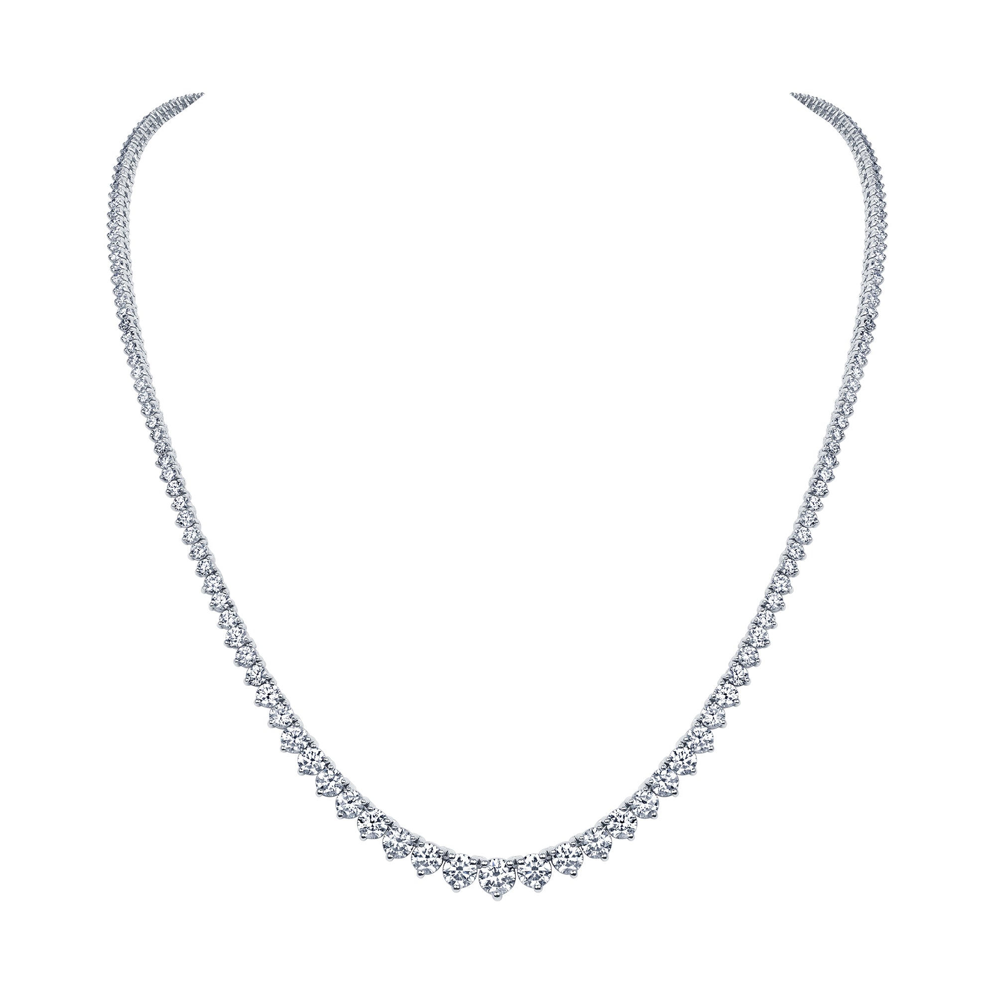 Lab grown Diamond Graduate Necklace