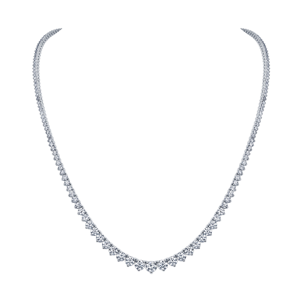 Lab grown Diamond Graduate Necklace