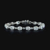 Lab grown diamond mix shape bracelet