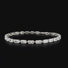 Lab grown diamond fancy shape bracelet