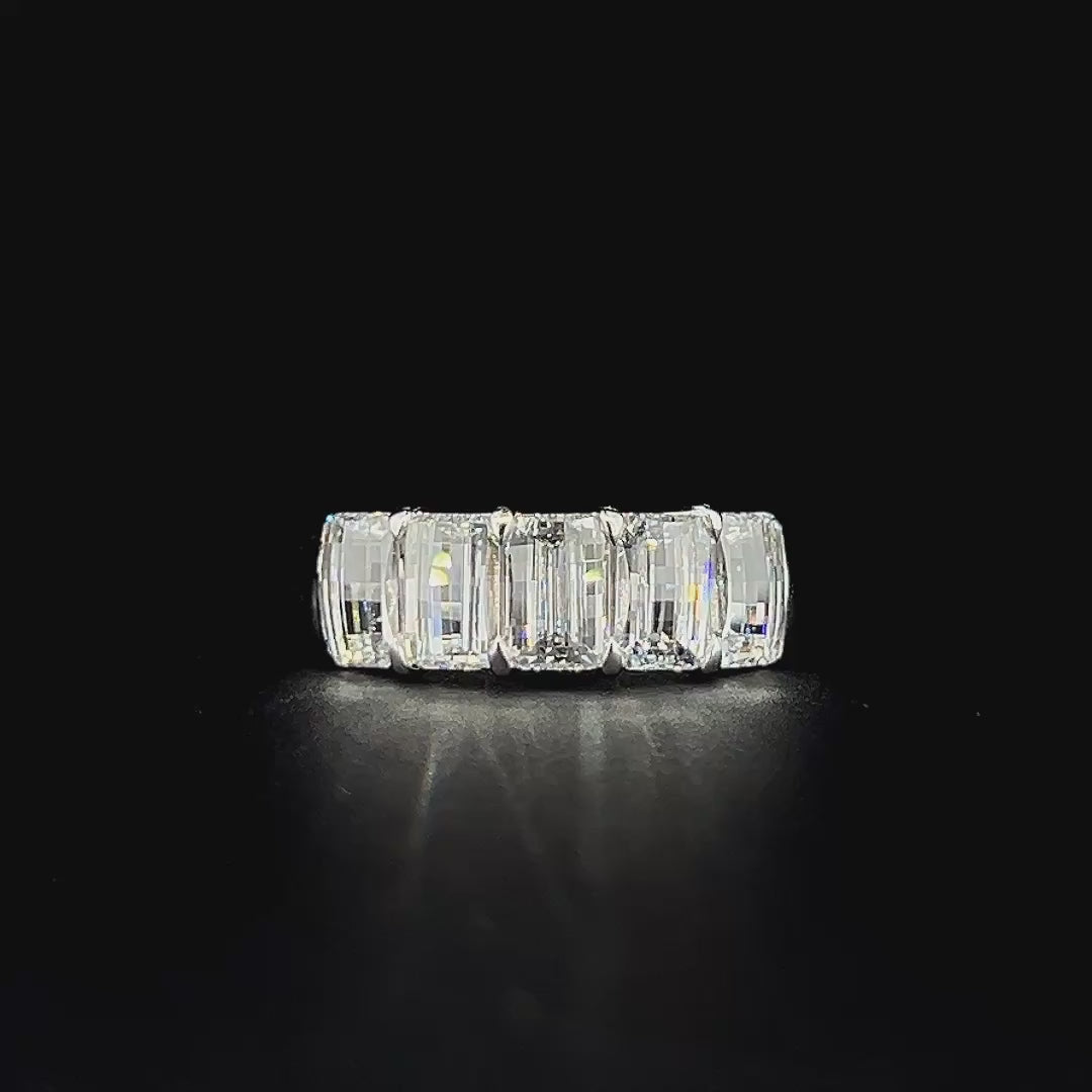 Lab grown diamond 5 stone rings