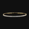 Lab grown diamond bangle bracelet