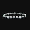 Lab grown diamond mix shape bracelet
