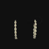 Lab grown diamond hoop earring