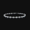 Lab grown diamond cuff bracelet