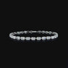 Lab grown diamond cuff bracelet