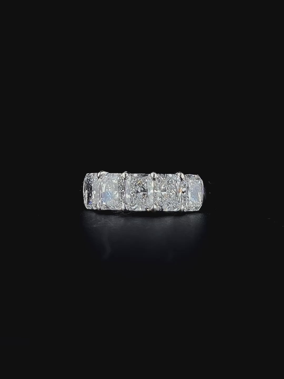 Lab grown diamond 5 stone rings
